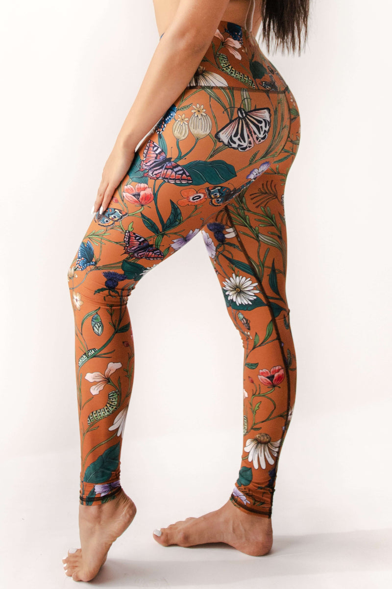 Expanded Sizing  Yoga Democracy Womens Buggin Out Printed Leggings >  Hunold Life