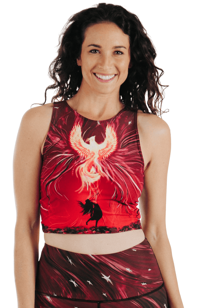 Reversible Knot Top in Phoenix Rising Front