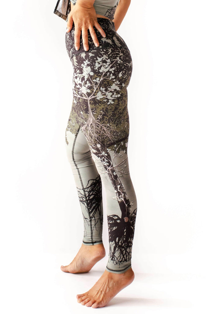 Transformation Printed Yoga Leggings side