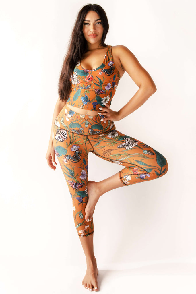 Emerge Women's Printed Yoga Crop