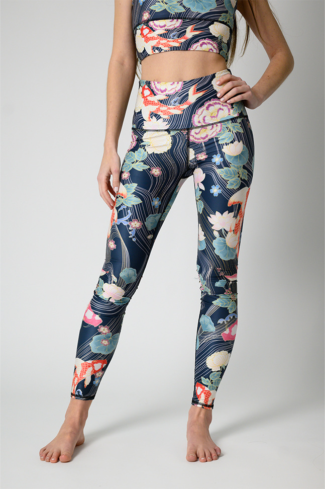 Clever Koi Printed Yoga Leggings