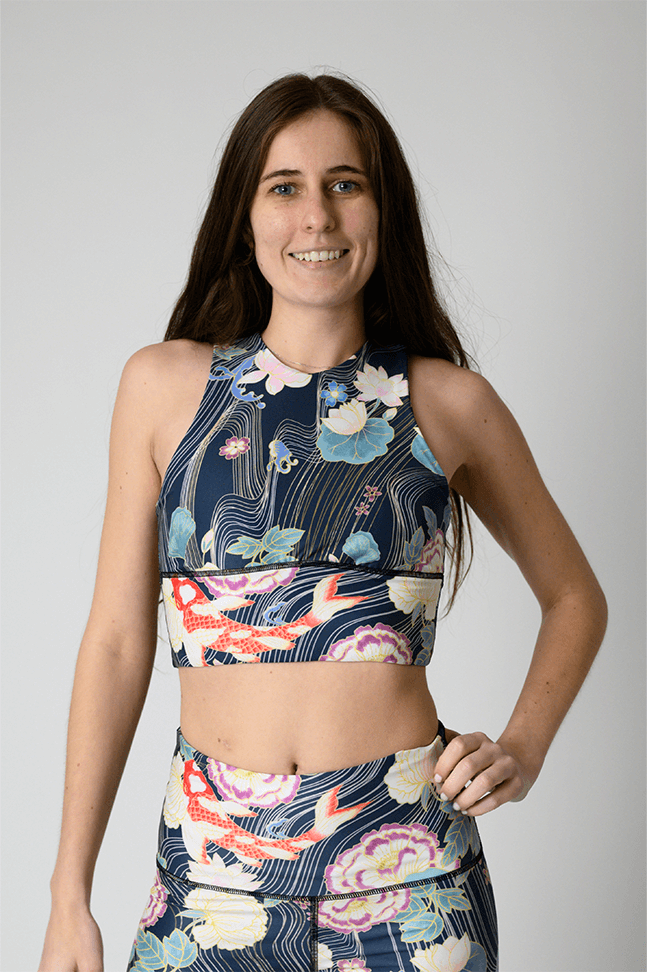 Free Range Sports Bra - Clever Koi
 front