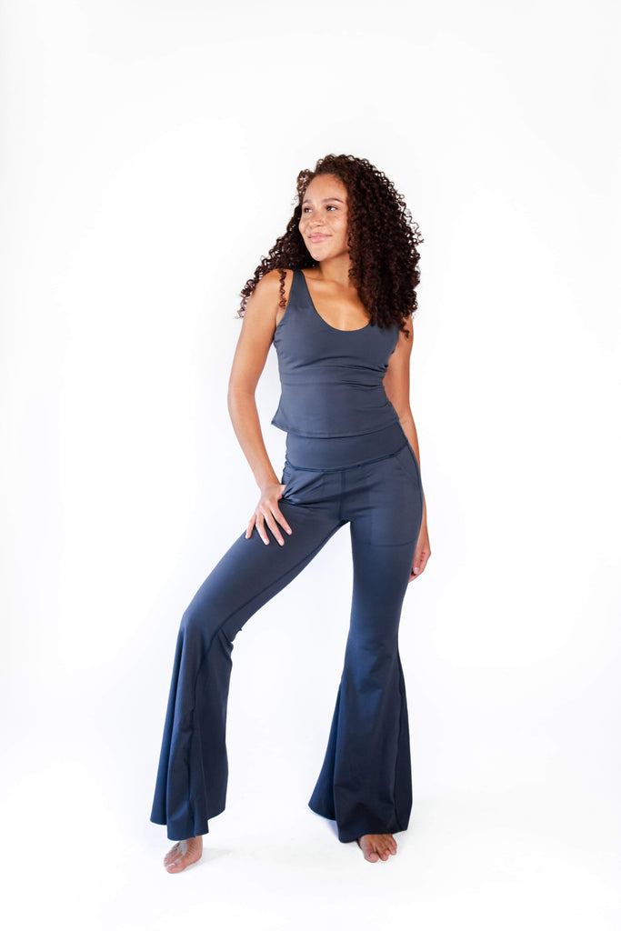 Bell Bottoms 2.0 in Navy Blue front