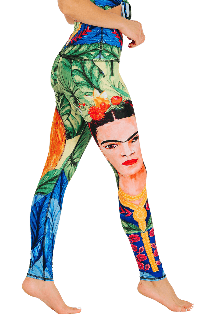 Frida Eco-Friendly Women's Printed Yoga Leggings