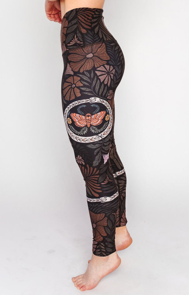 Ouraboros Printed Yoga Leggings side