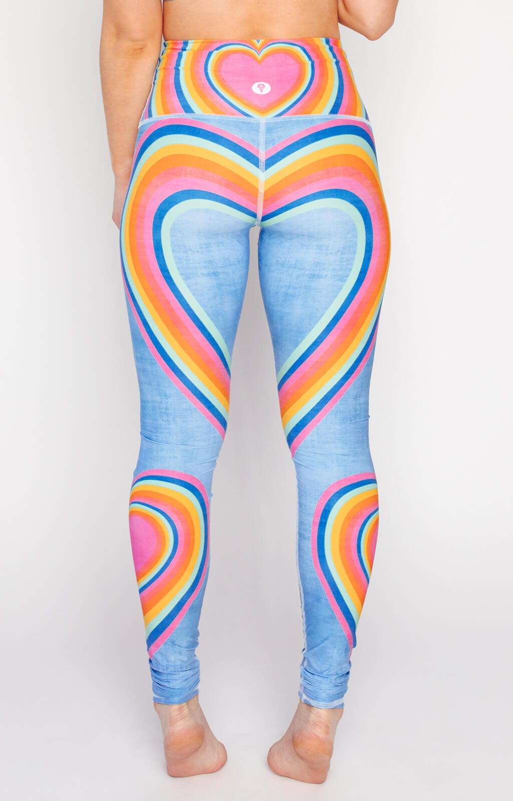 Rainbow Love Printed Yoga Leggings