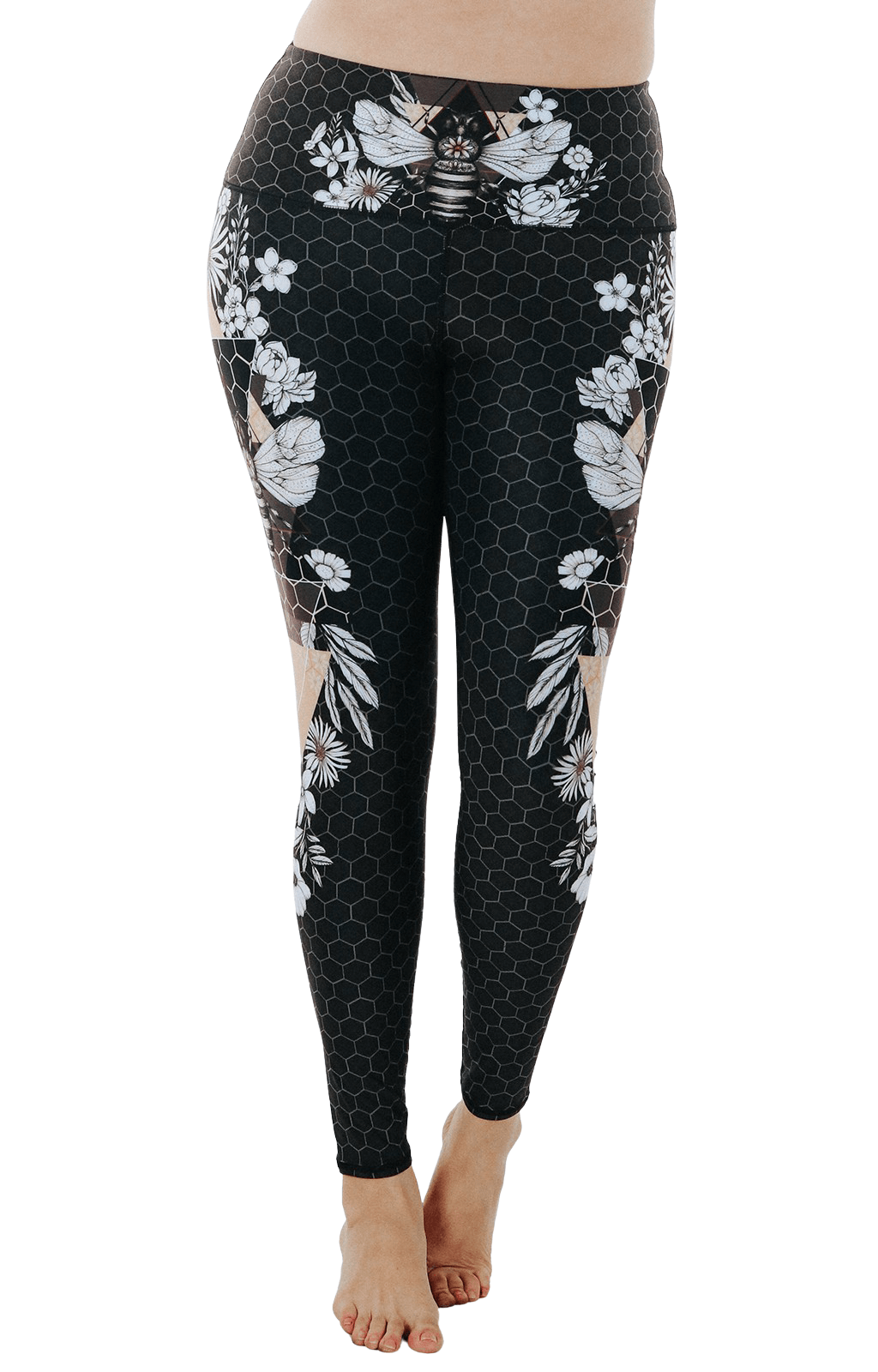 Expanded Sizing  Yoga Democracy Womens Buggin Out Printed Leggings >  Hunold Life