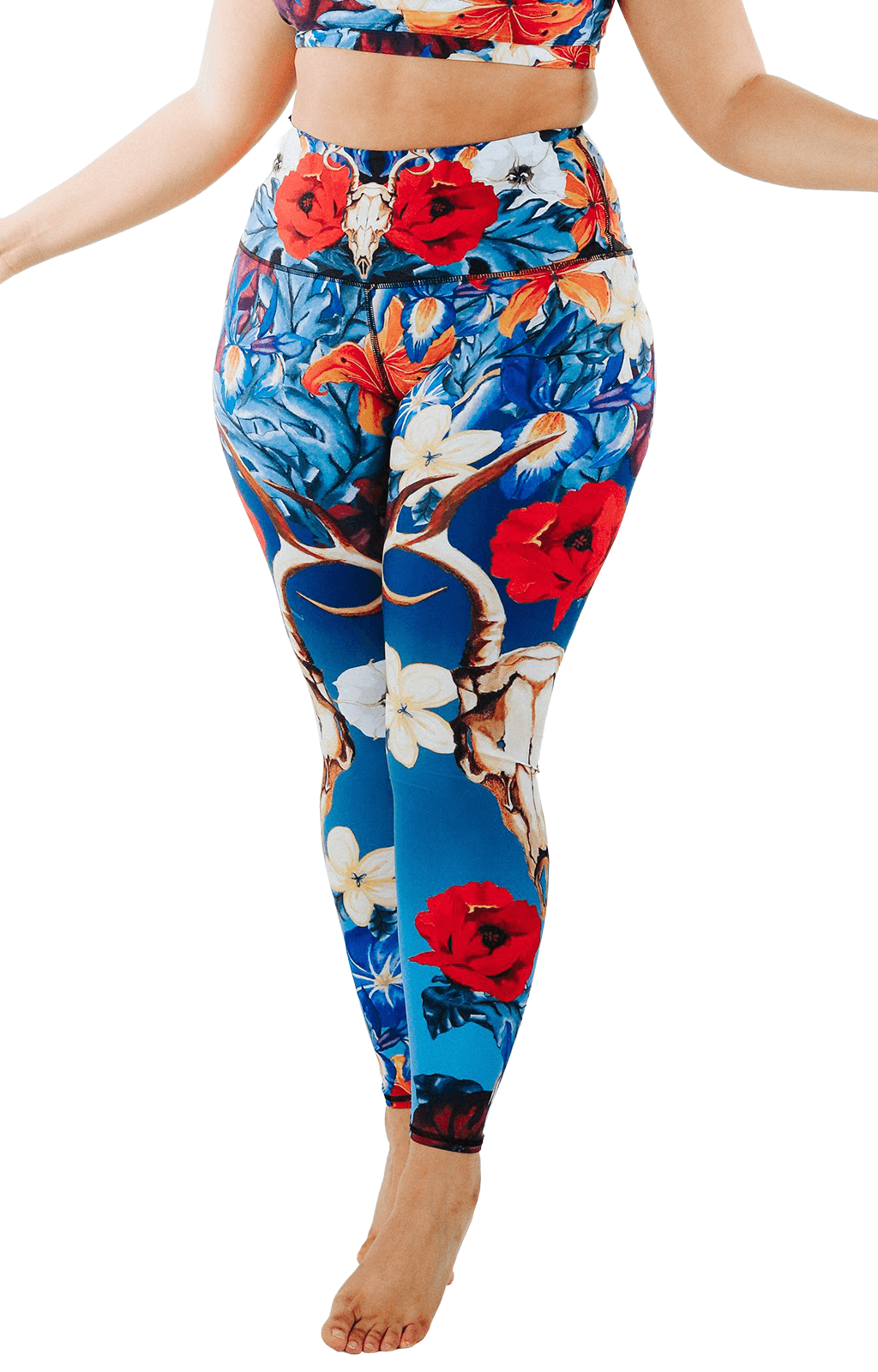 Georgia O'Keeffe Eco-Friendly Women's Printed Yoga Leggings