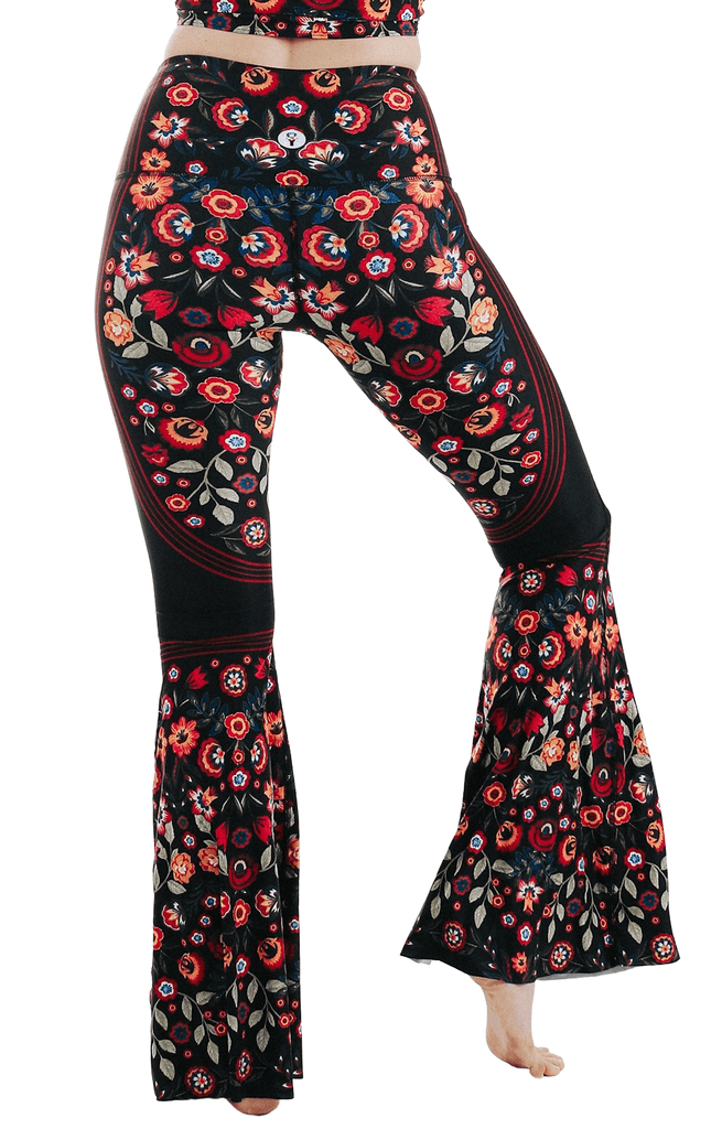 Folklore Printed Bell Bottoms back