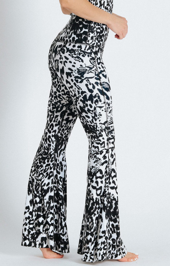 Ghost Leopard Printed Bell Bottoms right