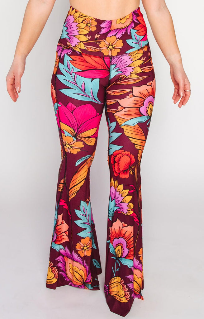 Indie Flow Printed Bell Bottoms front