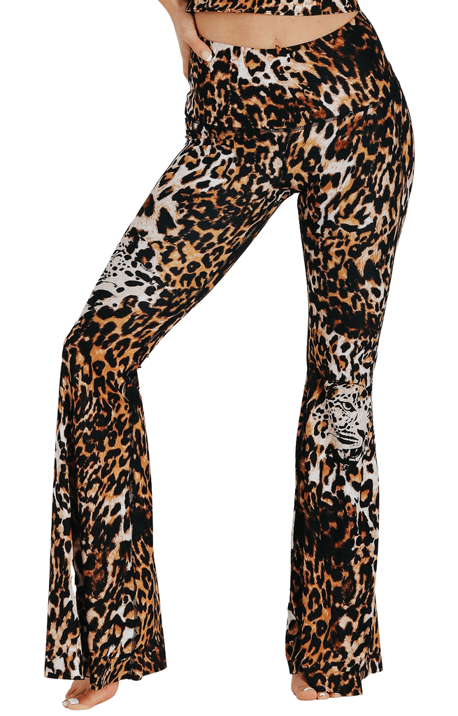 Wildcat Printed Bell Bottoms Front View