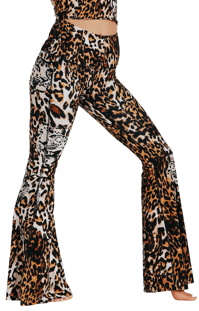 Wildcat Printed Bell Bottoms Right