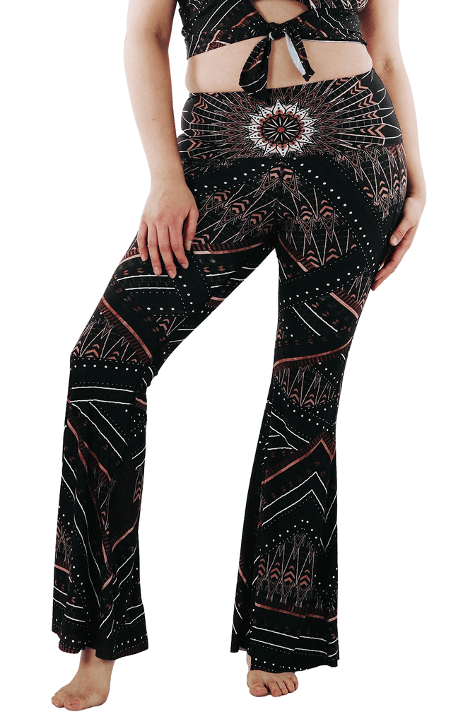Humble Warrior Printed Bell Bottoms Plus