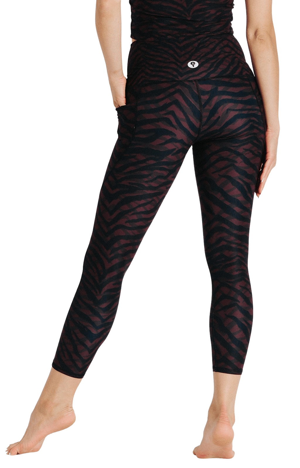7/8 Boundless Legging with Pockets in Jet Black
