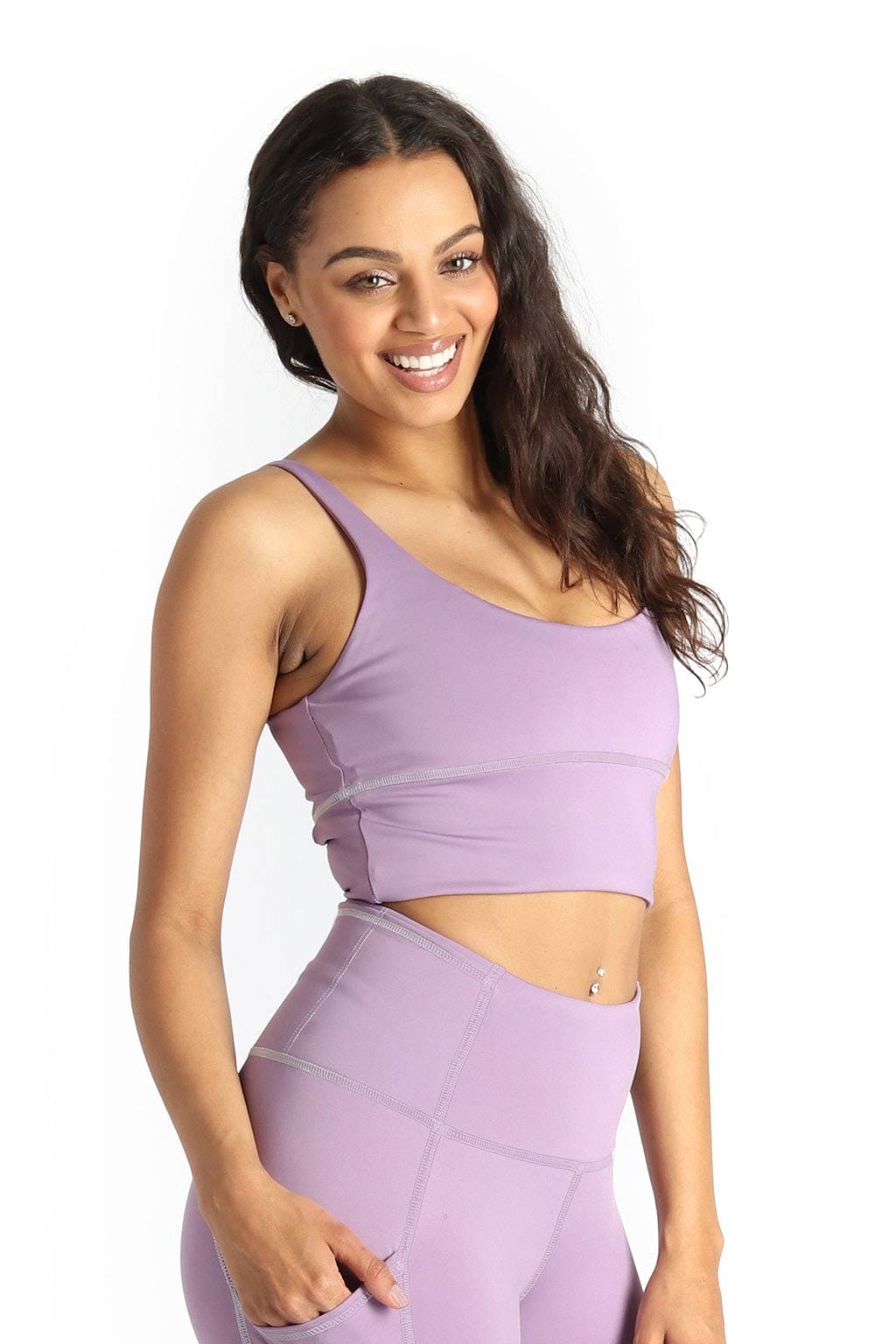 Limitless Sports Bra in Amethyst - Medium Support, A - E Cups