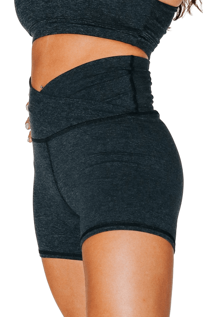 Movement Short in Charcoal Heather right