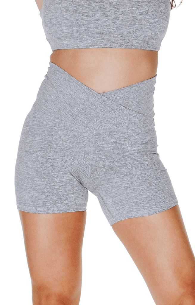Movement Short in Silver Heather front