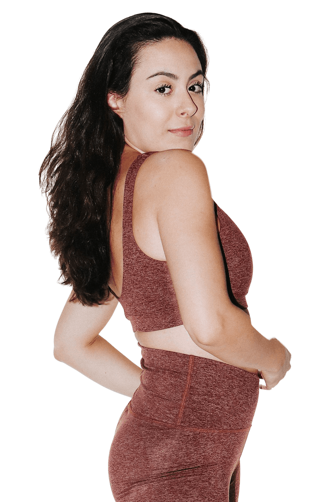 Everyday Sports Bra in Henna Heather - Medium Support, A - E Cups right