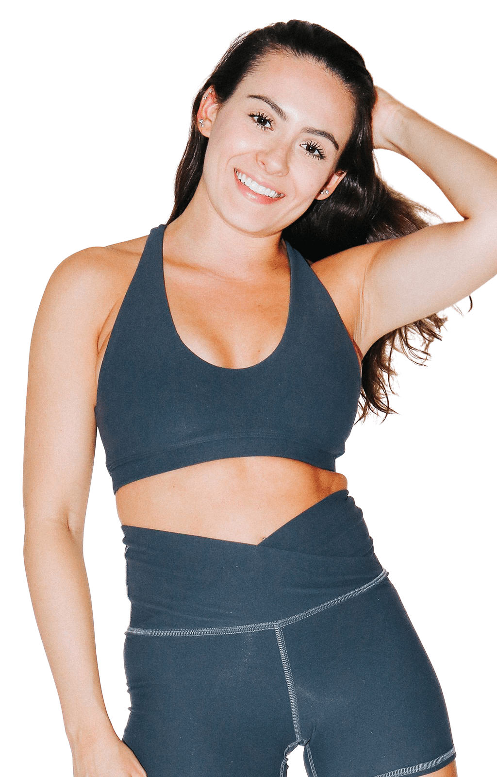 Everyday Sports Bra in Silver Heather - Medium Support, A - E Cups