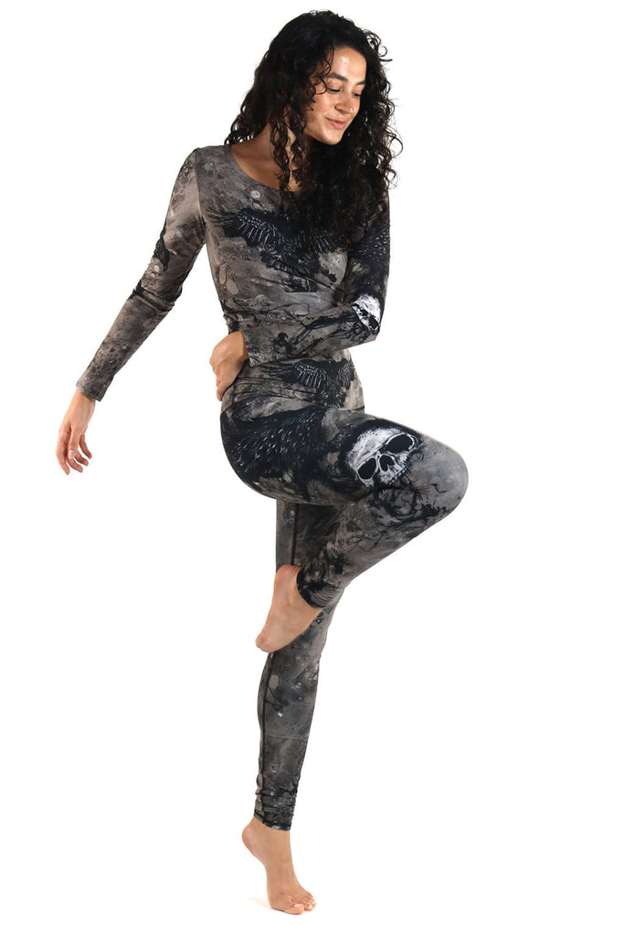 Ballet Barre Long Sleeve in The Raven Full View