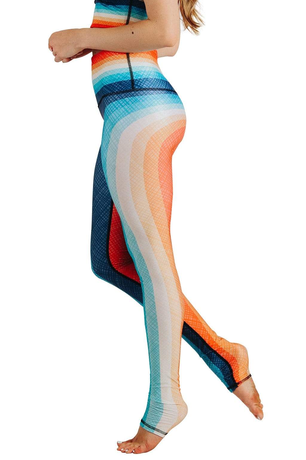 50's Retro Style Multi Colored Casual Leggings